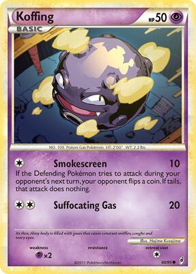 Koffing card from Call of Legends