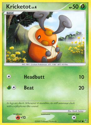 Kricketot card from Supreme Victors