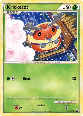 Kricketot card from Triumphant