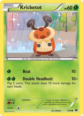 Kricketot card from Next Destinies