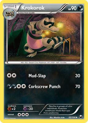 Krokorok card from Dark Explorers