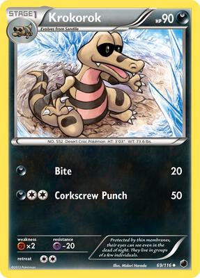 Krokorok card from Plasma Freeze
