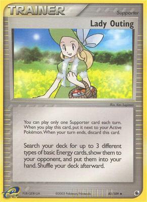 Lady Outing card from EX Ruby and Sapphire