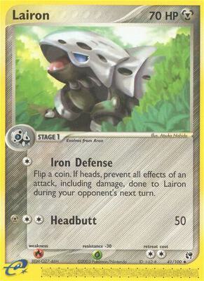 Lairon card from EX Sandstorm
