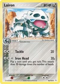 Lairon card from EX Holon Phantoms