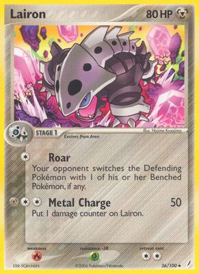 Lairon card from EX Crystal Guardians