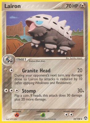 Lairon card from EX Power Keepers
