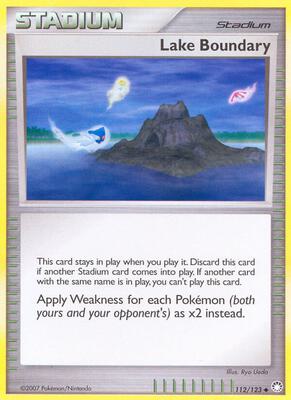Lake Boundary card from Mysterious Treasures