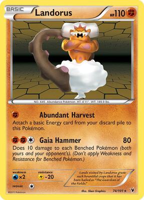 Landorus card from Noble Victories