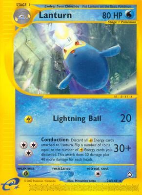 Lanturn (20) card from Aquapolis