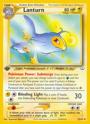 Lanturn card from Neo Revelation