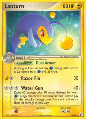 Lanturn card from EX Legend Maker