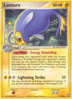 Lanturn card from EX Power Keepers