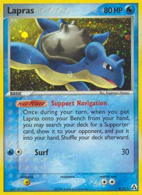 Lapras card from EX Legend Maker