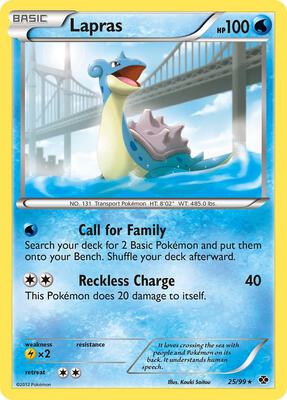 Lapras (25) card from Next Destinies