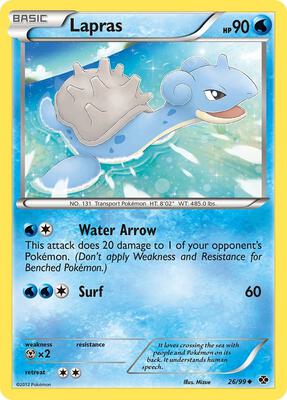 Lapras (26) card from Next Destinies