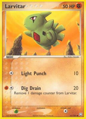 Larvitar - 063/109 card from EX Team Rocket Returns