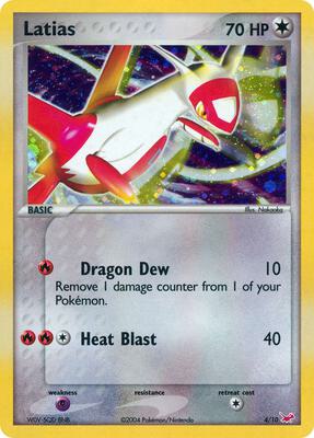 Latias card from EX Trainer Kit 1: Latias & Latios