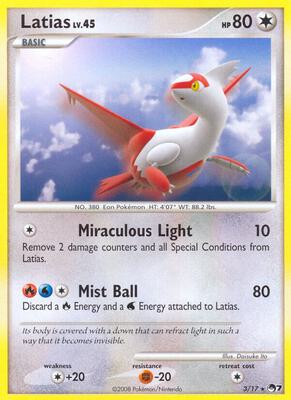 Latias card from POP Series 7