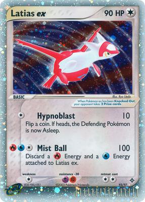 Latias ex card from EX Dragon