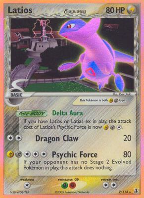 Latios (Delta Species) card from EX Delta Species