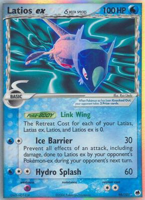 Latios ex (Delta Species) card from EX Dragon Frontiers