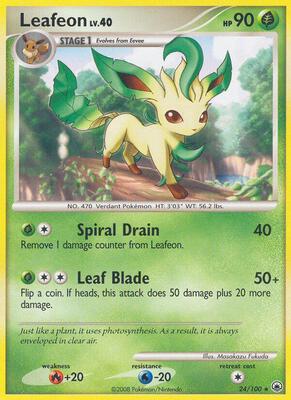 Leafeon (24) card from Majestic Dawn