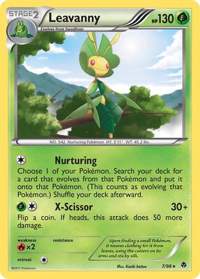 Leavanny (7) card from Emerging Powers