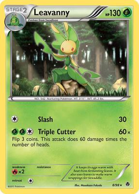 Leavanny (8) card from Emerging Powers