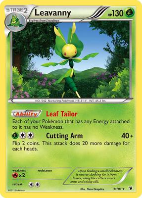 Leavanny card from Noble Victories