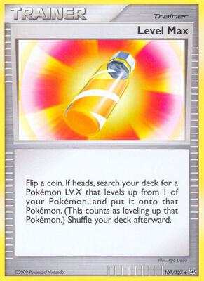 Level Max card from Platinum