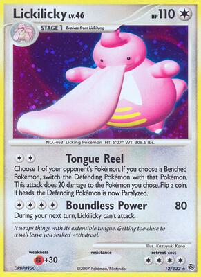 Lickilicky card from Secret Wonders