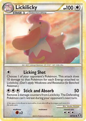 Lickilicky card from Triumphant