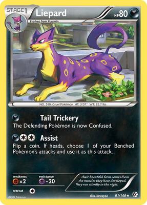 Liepard card from Boundaries Crossed