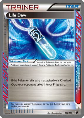 Life Dew card from Plasma Freeze