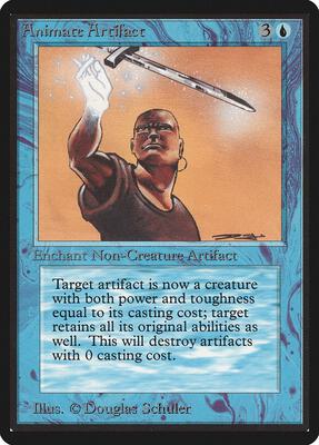 Animate Artifact card from Beta Edition