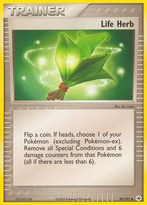 Life Herb card from EX Hidden Legends