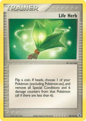 Life Herb card from EX FireRed & LeafGreen