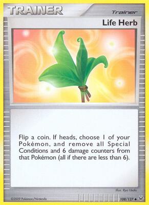 Life Herb card from Platinum