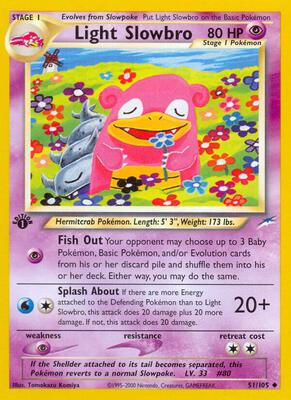 Light Slowbro card from Neo Destiny