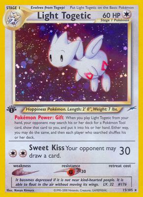 Light Togetic card from Neo Destiny