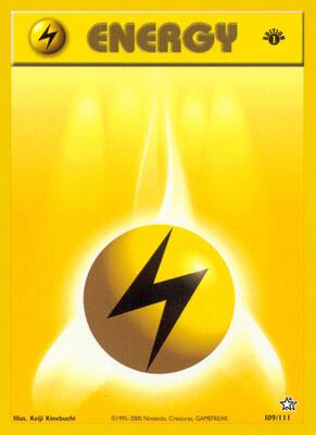 Lightning Energy card from Neo Genesis