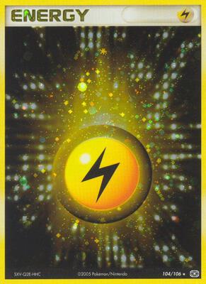 Lightning Energy card from EX Emerald