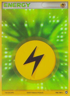 Lightning Energy card from EX Power Keepers