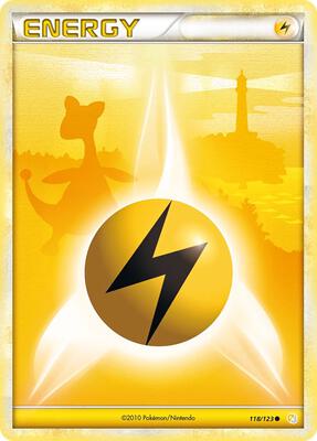 Lightning Energy card from HeartGold SoulSilver