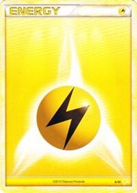 Lightning Energy (#14) card from HGSS Trainer Kit: Gyarados & Raichu