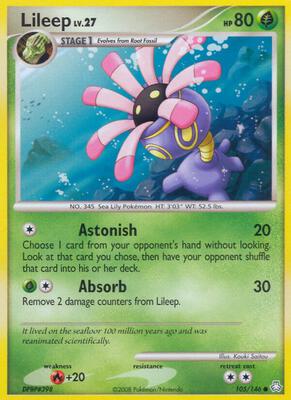 Lileep card from Legends Awakened