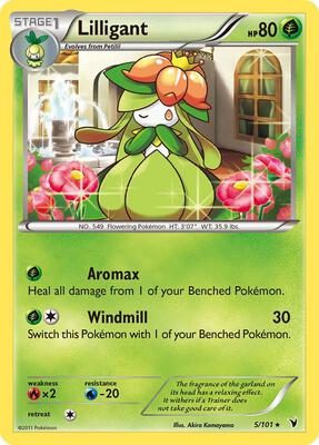 Lilligant card from Noble Victories