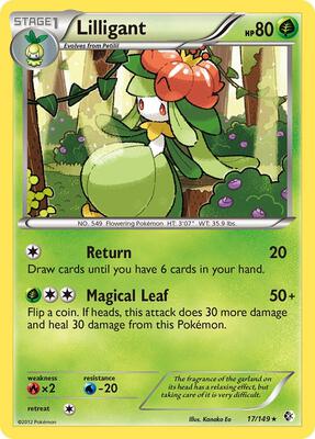 Lilligant card from Boundaries Crossed