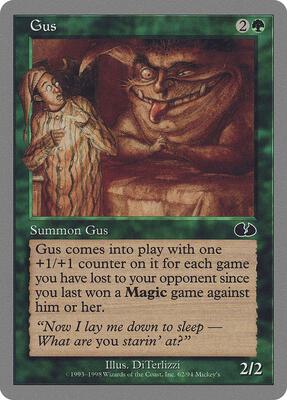 Gus card from Unglued